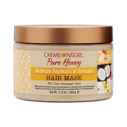 creme of nature pure honey hair mask