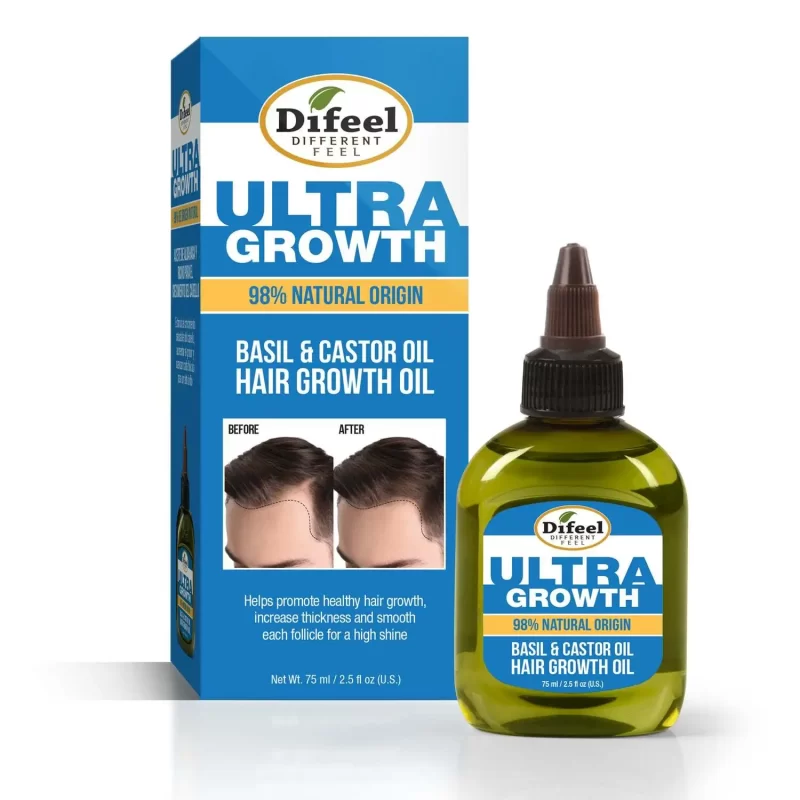 Difeel Basil & Castor Oil Ultra Growth Hair Oil