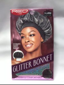 red by kiss glitter bonnet black pearl