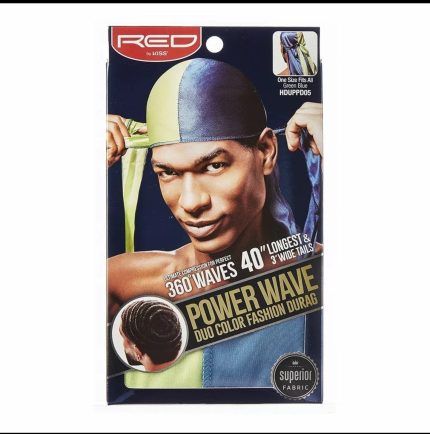 Red By Kiss Power Wave Duo Color Fashion Durag