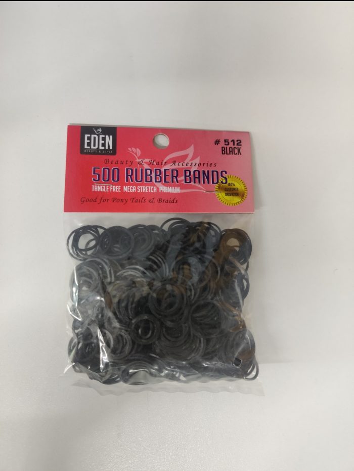 Eden Tangle Free Mega Stretch Premium Rubber Bands 500 Nos