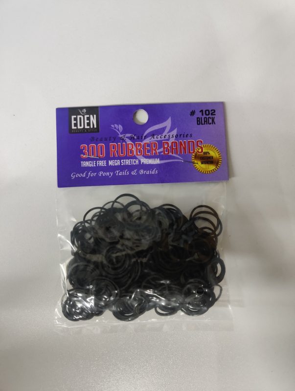 Eden Tangle Free Mega Stretch Premium Rubber Bands 300 Nos